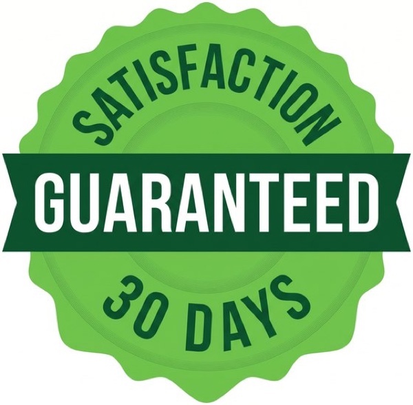 30-day satisfaction guarantee